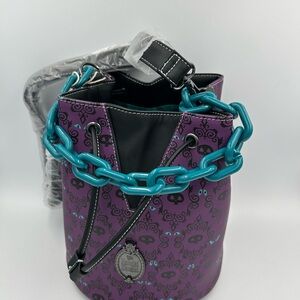 Loungefly Haunted Mansion Wallpaper Drawstring Bag NWT